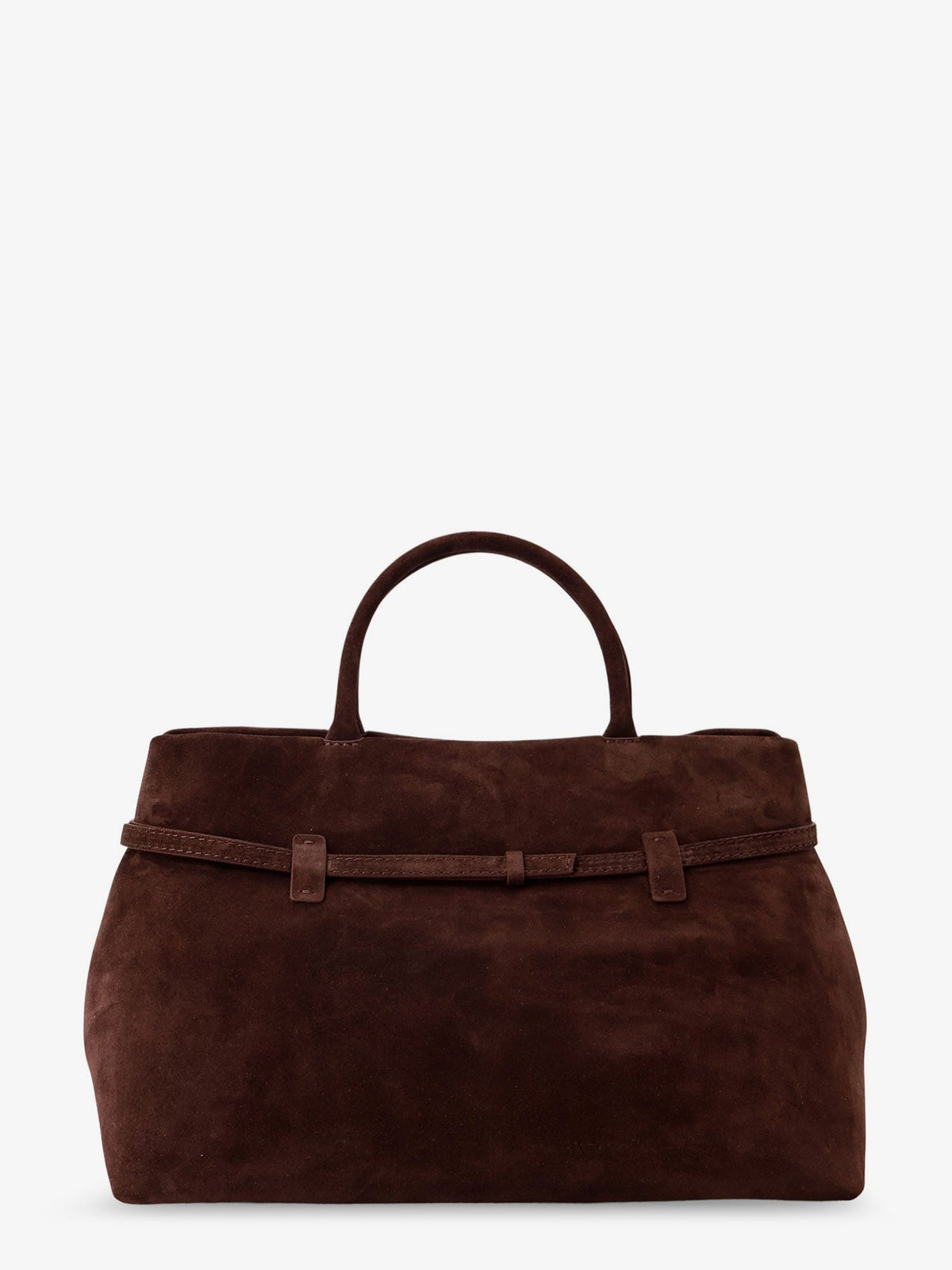 Manu Atelier Women Le Cambon 35 Suede Handbag