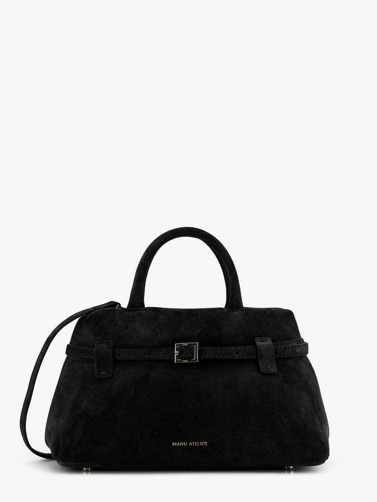 MANU ATELIER Manu Atelier Women Le Cambon 25 Suede Crossbody Bag