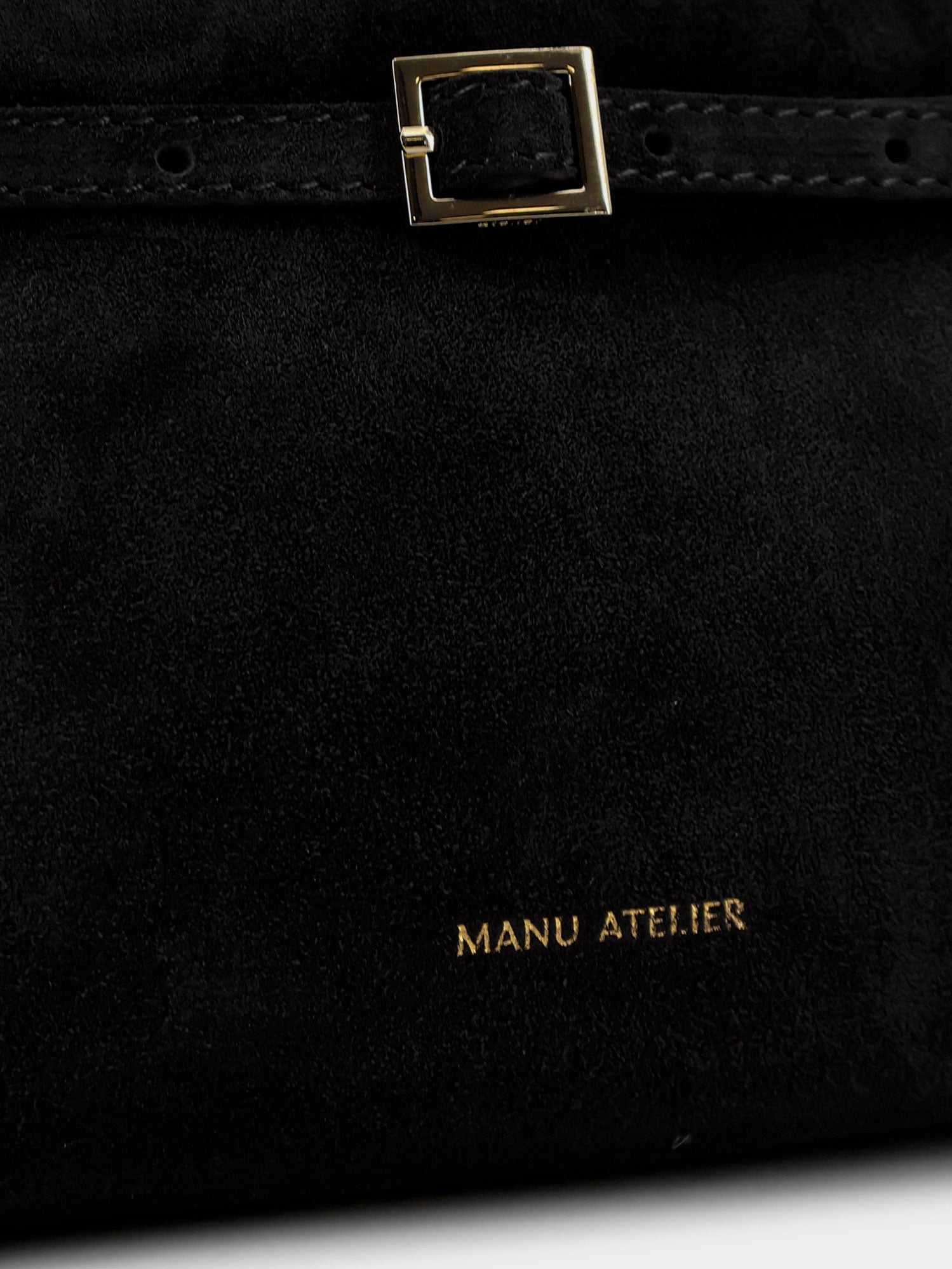 MANU ATELIER Manu Atelier Women Le Cambon 25 Suede Crossbody Bag