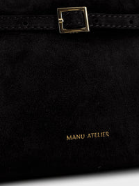 MANU ATELIER Manu Atelier Women Le Cambon 25 Suede Crossbody Bag