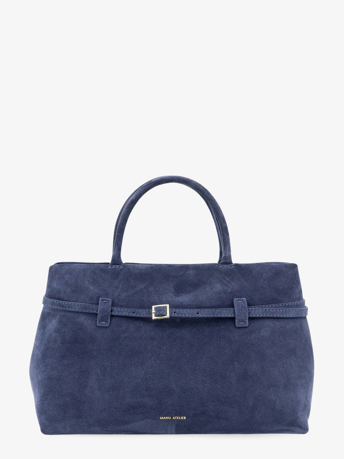 Manu Atelier Women Le Cambon 35 Suede Handbag