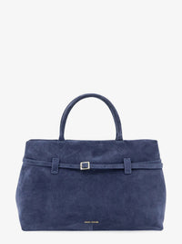 Manu Atelier Women Le Cambon 35 Suede Handbag