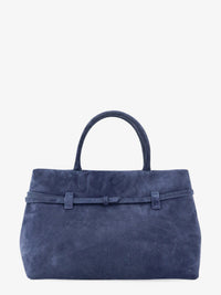 Manu Atelier Women Le Cambon 35 Suede Handbag