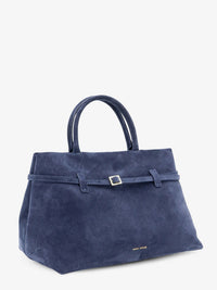 Manu Atelier Women Le Cambon 35 Suede Handbag
