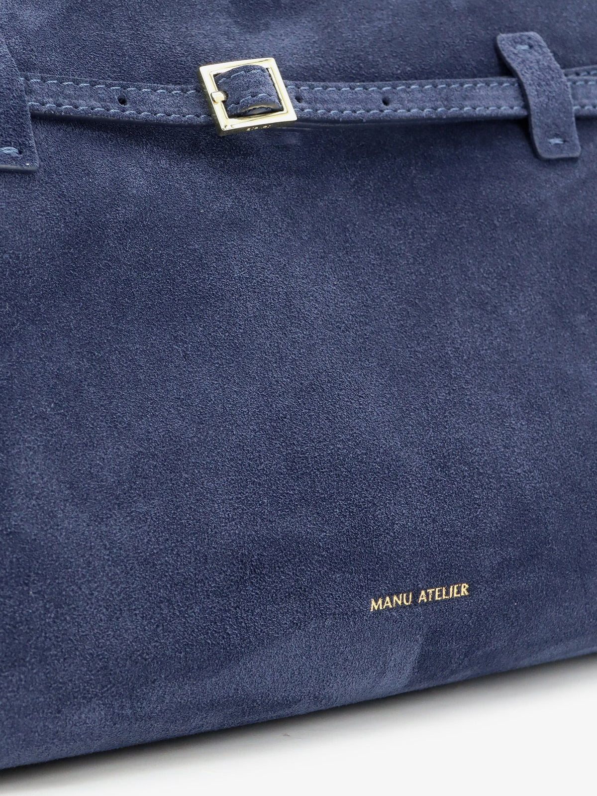 Manu Atelier Women Le Cambon 35 Suede Handbag