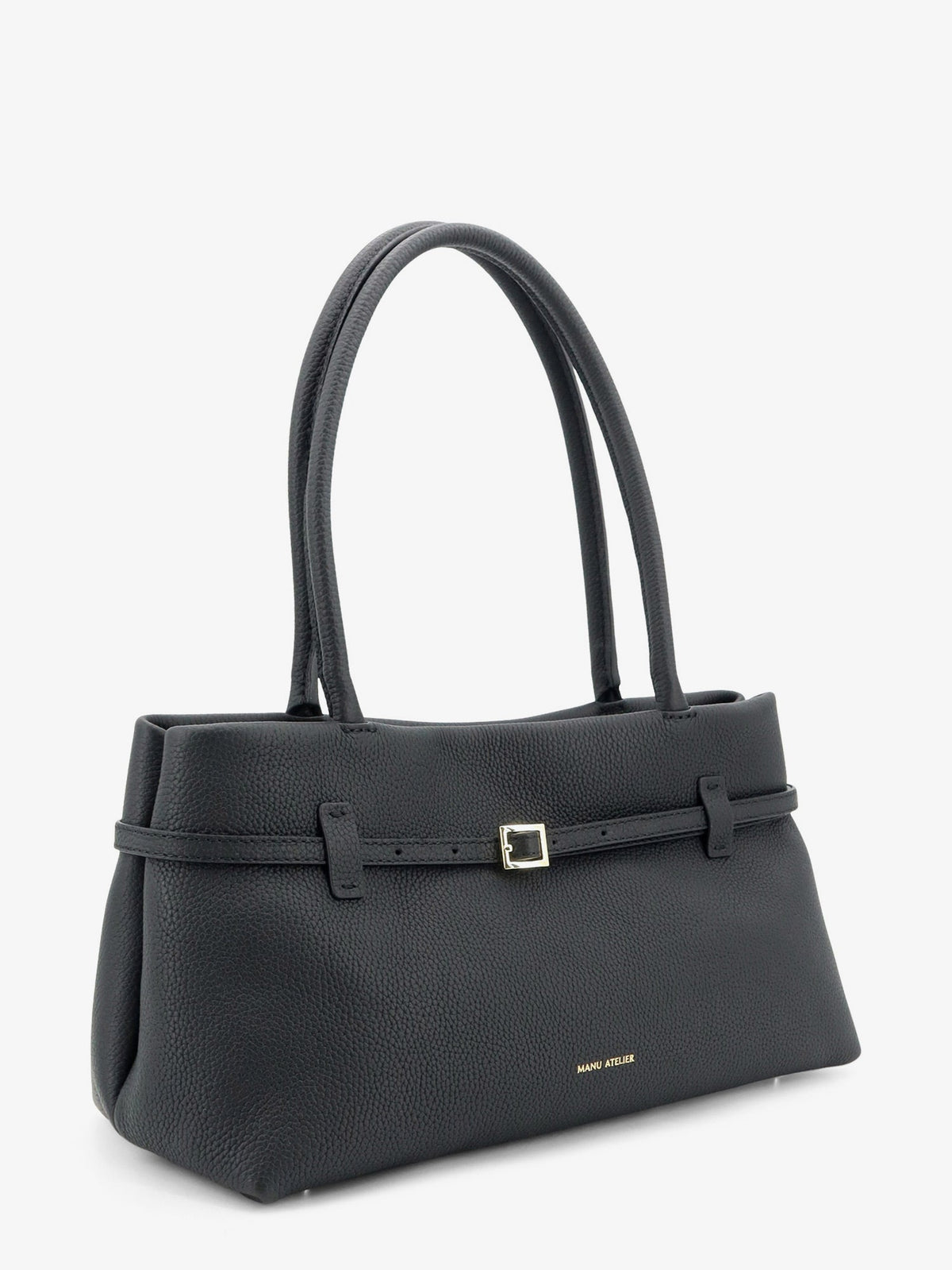 Manu Atelier Women Le Cambon East West Leather Shoulder Bag