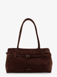 Manu Atelier Women Le Cambon East West Suede Shoulder Bag