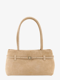 Manu Atelier Women Le Cambon East West Suede Shoulder Bag