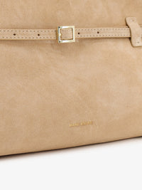 Manu Atelier Women Le Cambon East West Suede Shoulder Bag