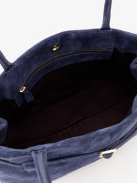 Manu Atelier Women Le Cambon East West Suede Shoulder Bag