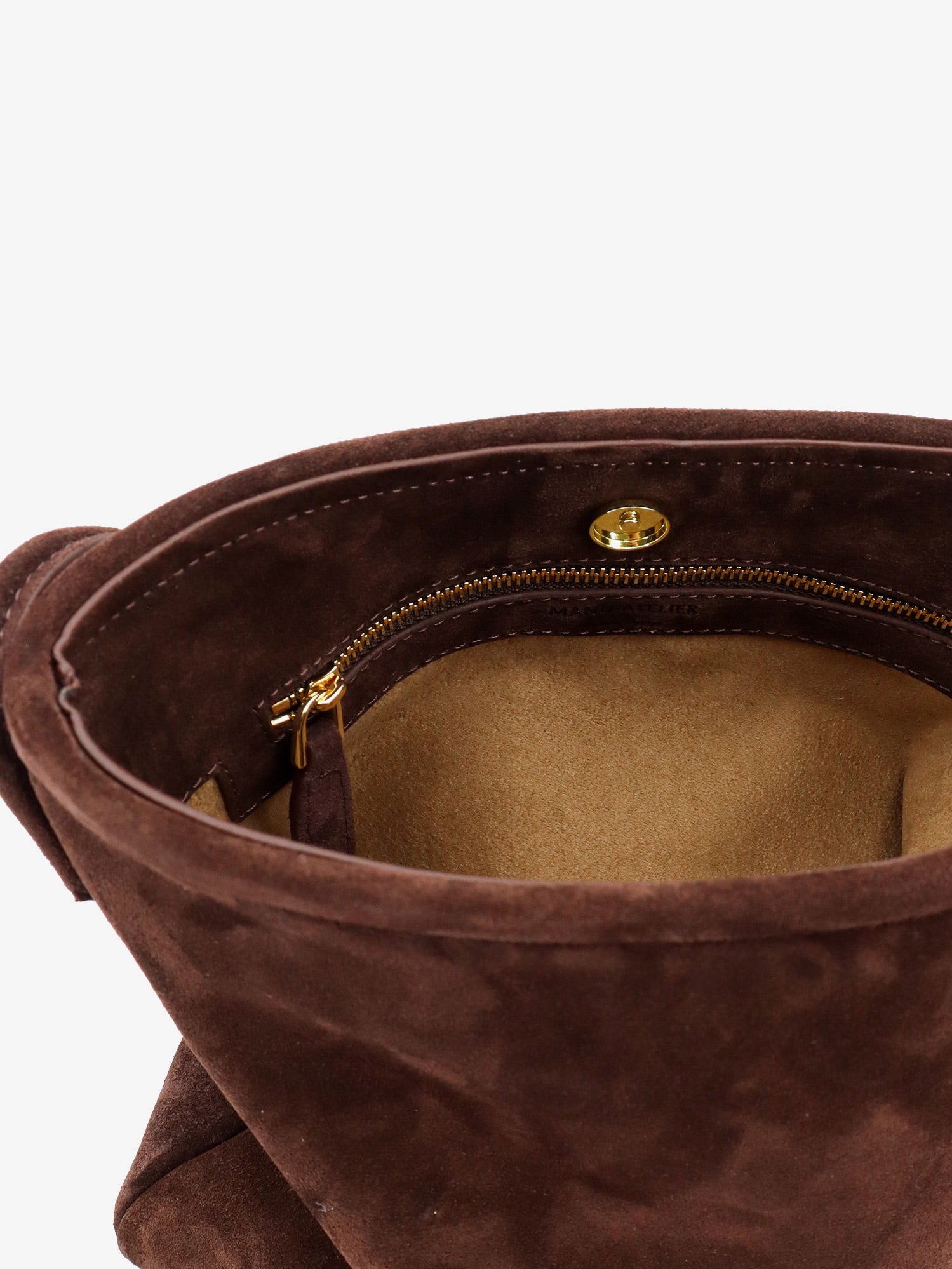 MANU ATELIER Manu Atelier Women Fidele Suede Crossbody Bag