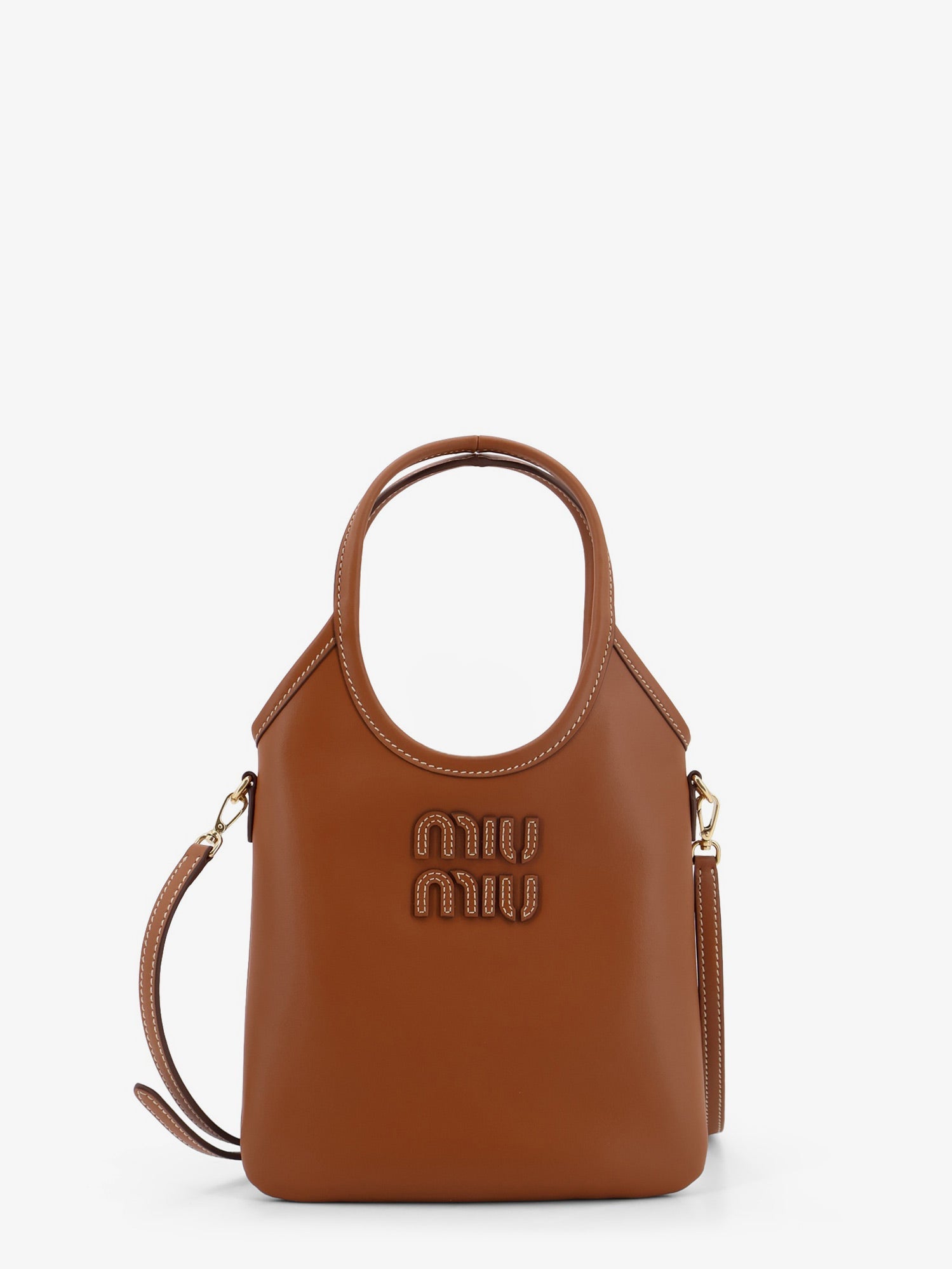 Miu Miu Women Ivy Leather Crossbody Bag