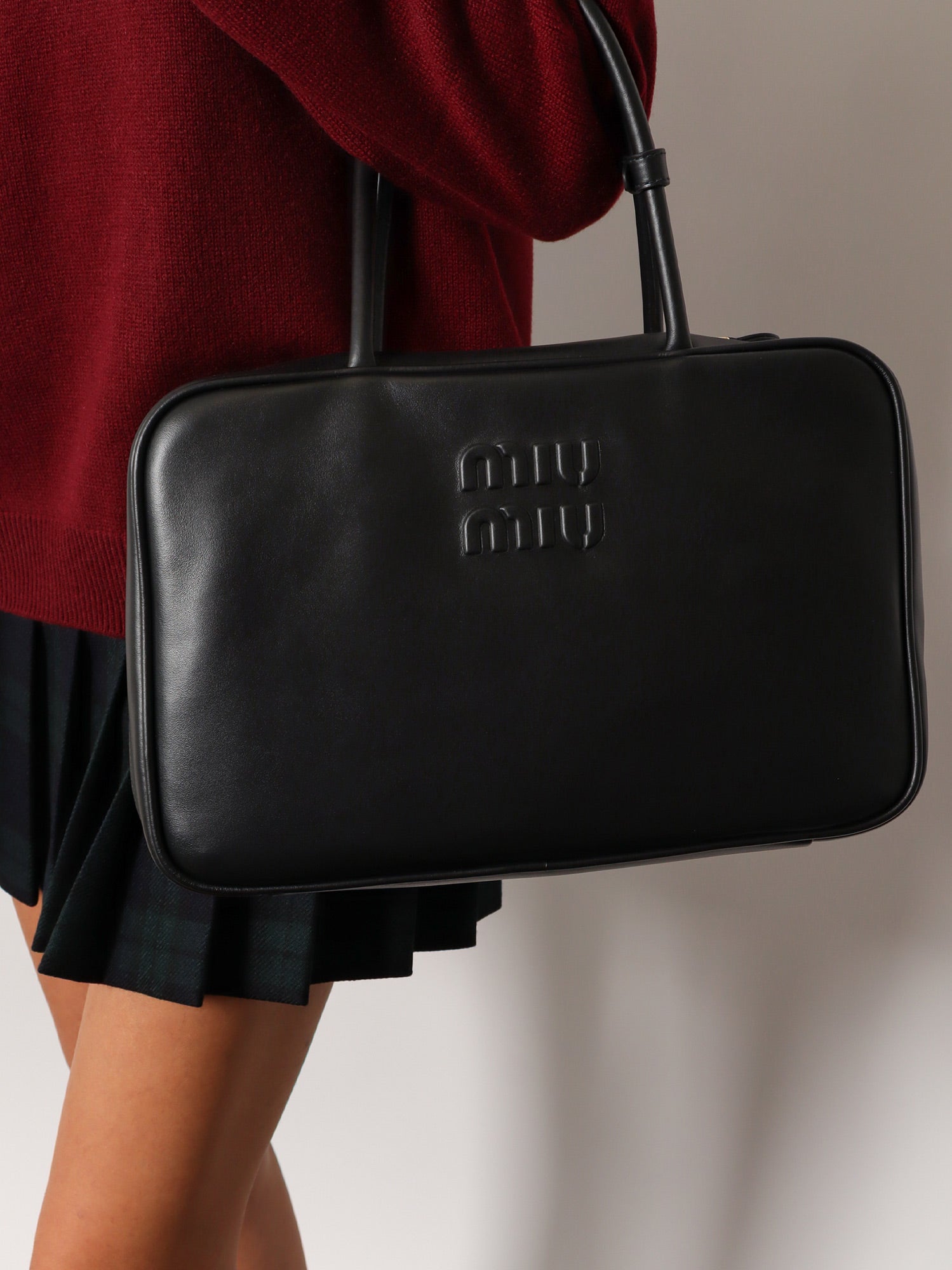 Miu Miu Women Arcadie Softy Leather Handbag
