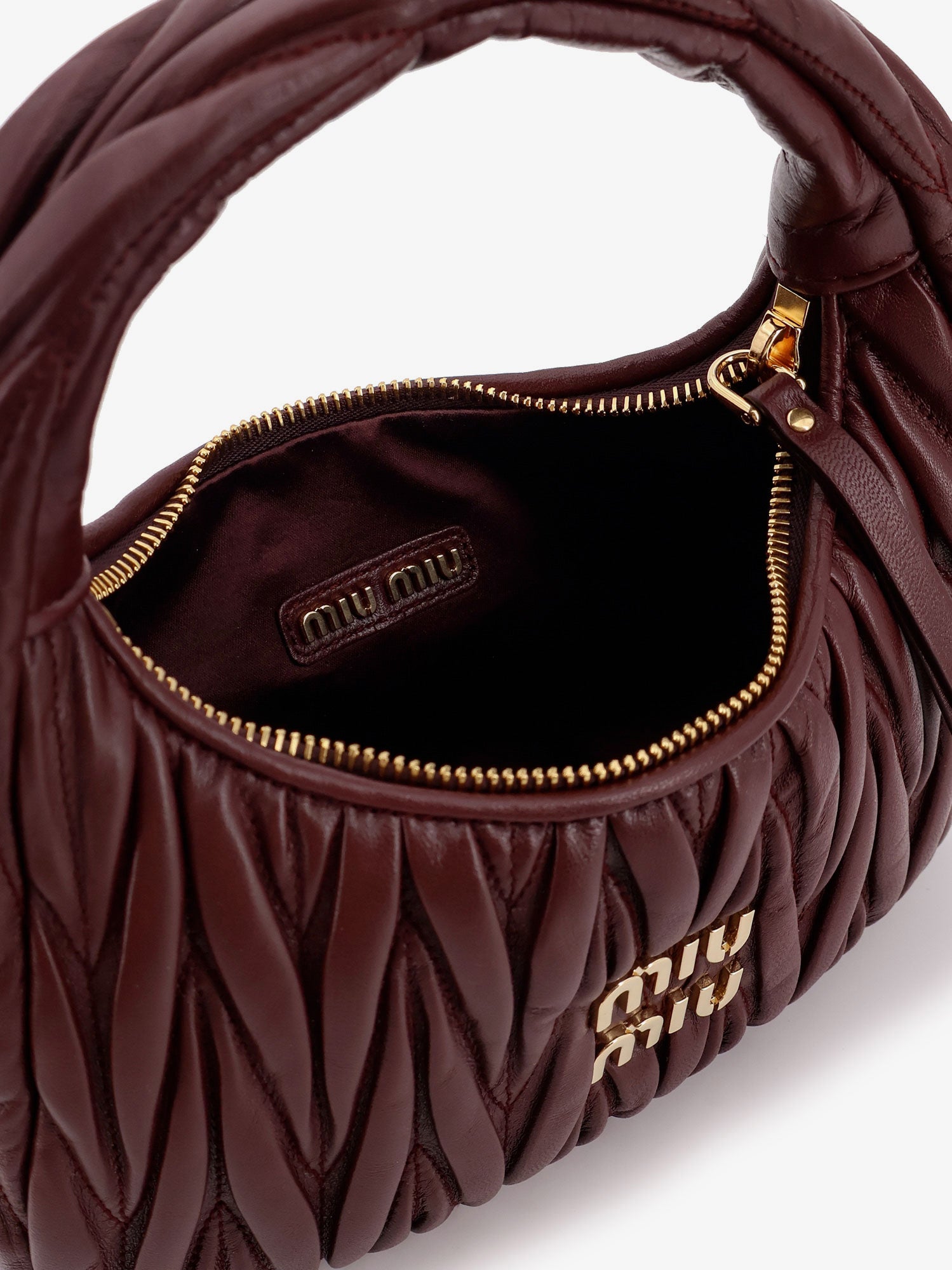 MIU MIU Miu Miu Women Wander Quilted Leather Shoulder Bag
