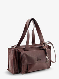 Miu Miu Women Utilitaire Leather Crossbody Bag