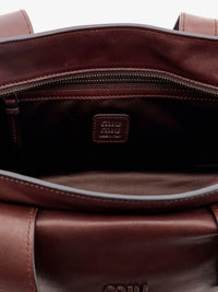 Miu Miu Women Utilitaire Leather Crossbody Bag