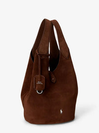 POLO RALPH LAUREN Polo Ralph Lauren Women Play Suede Shoulder Bag With Contrasting Logo