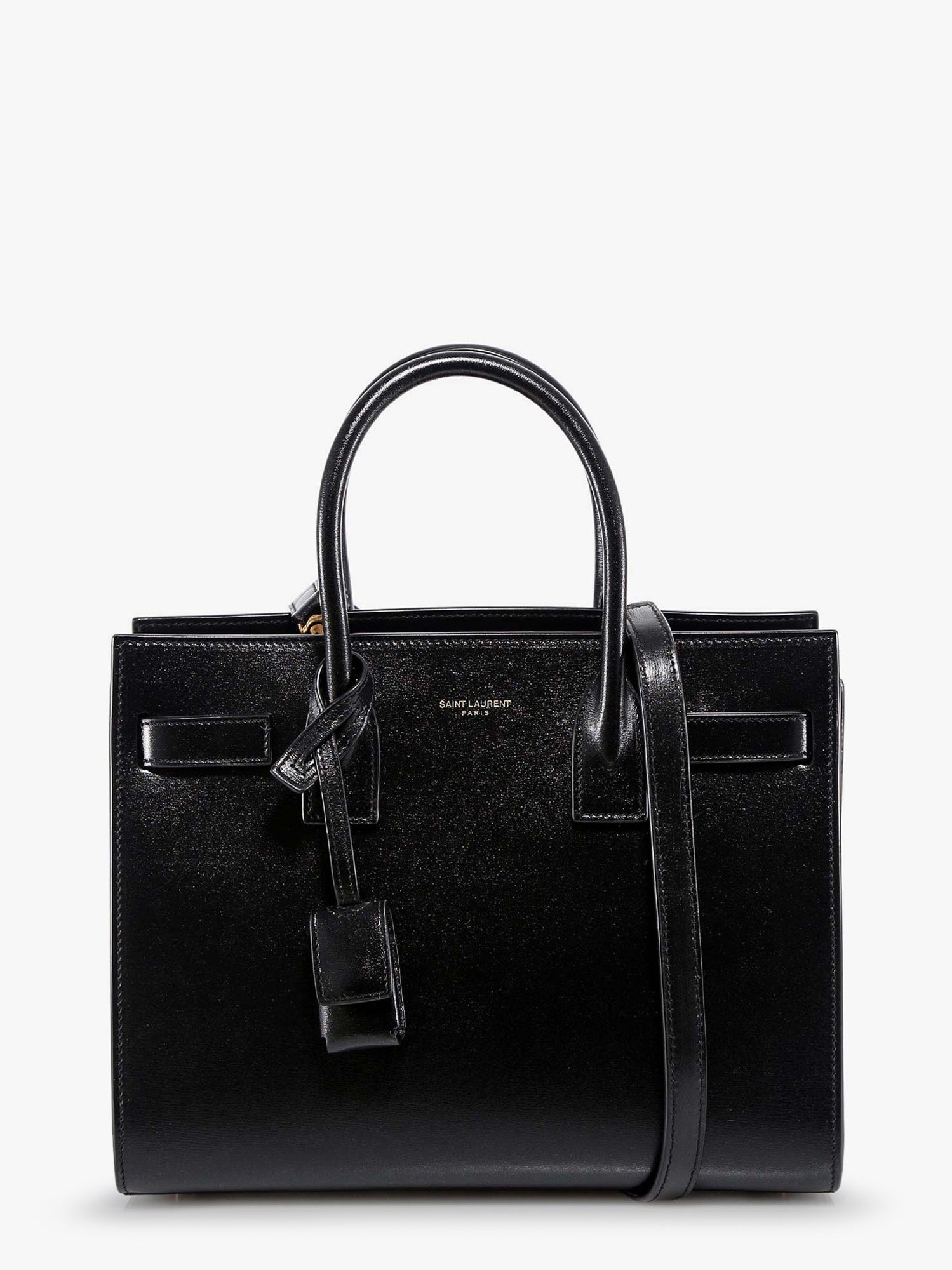 SAINT LAURENT Saint Laurent Women Baby Sac De Jour Leather Handbag With Padlock