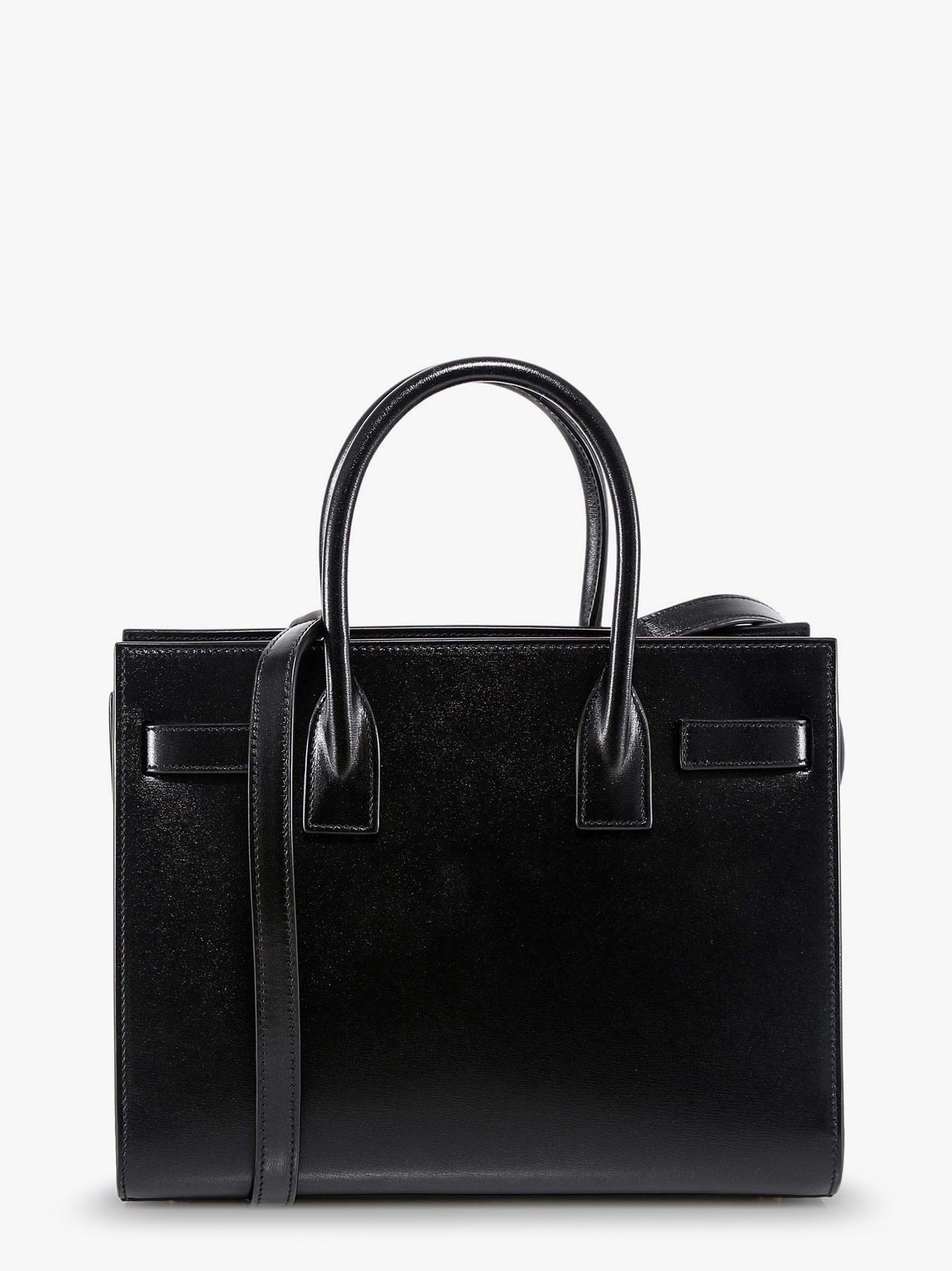 SAINT LAURENT Saint Laurent Women Baby Sac De Jour Leather Handbag With Padlock