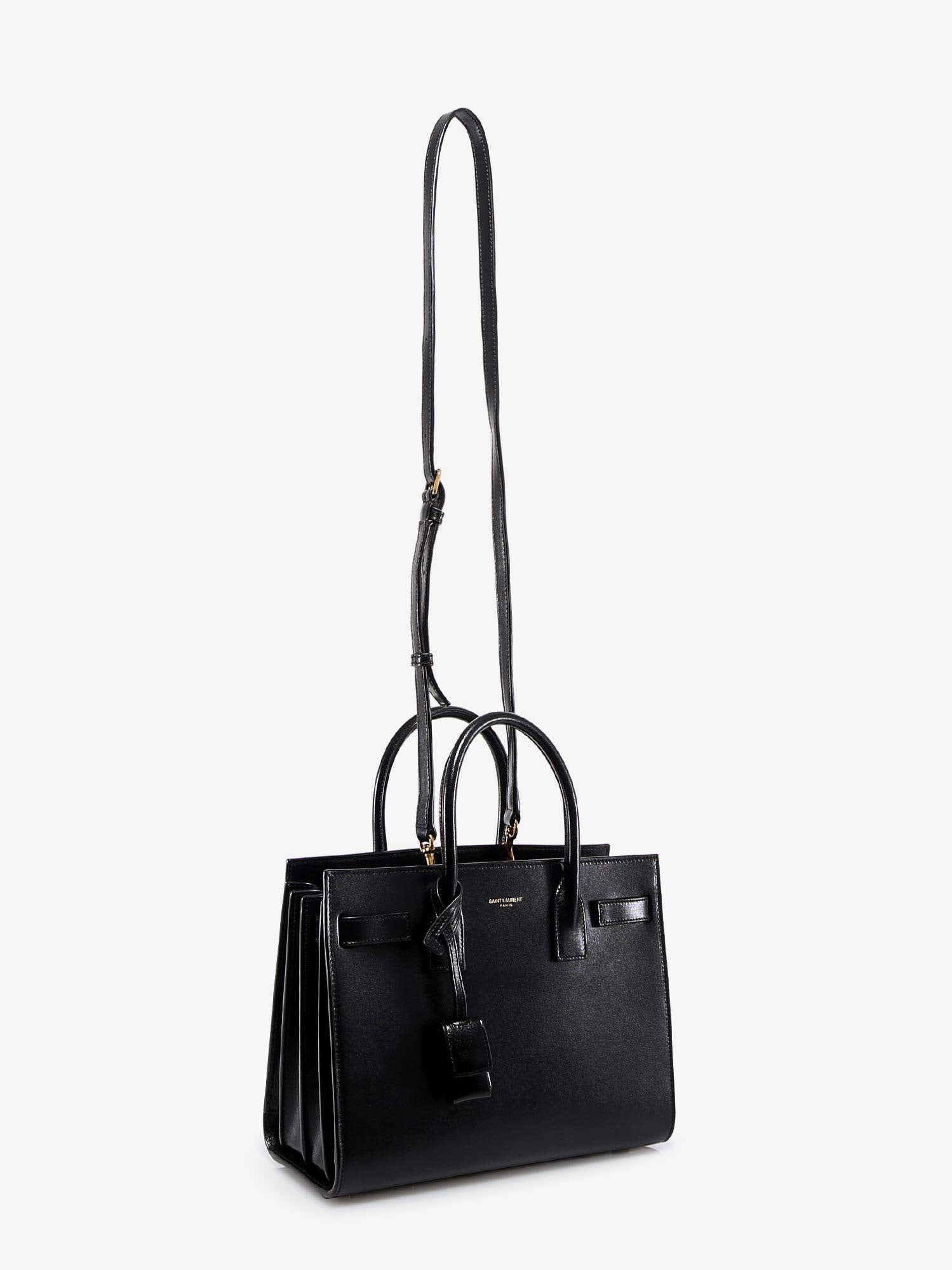 SAINT LAURENT Saint Laurent Women Baby Sac De Jour Leather Handbag With Padlock