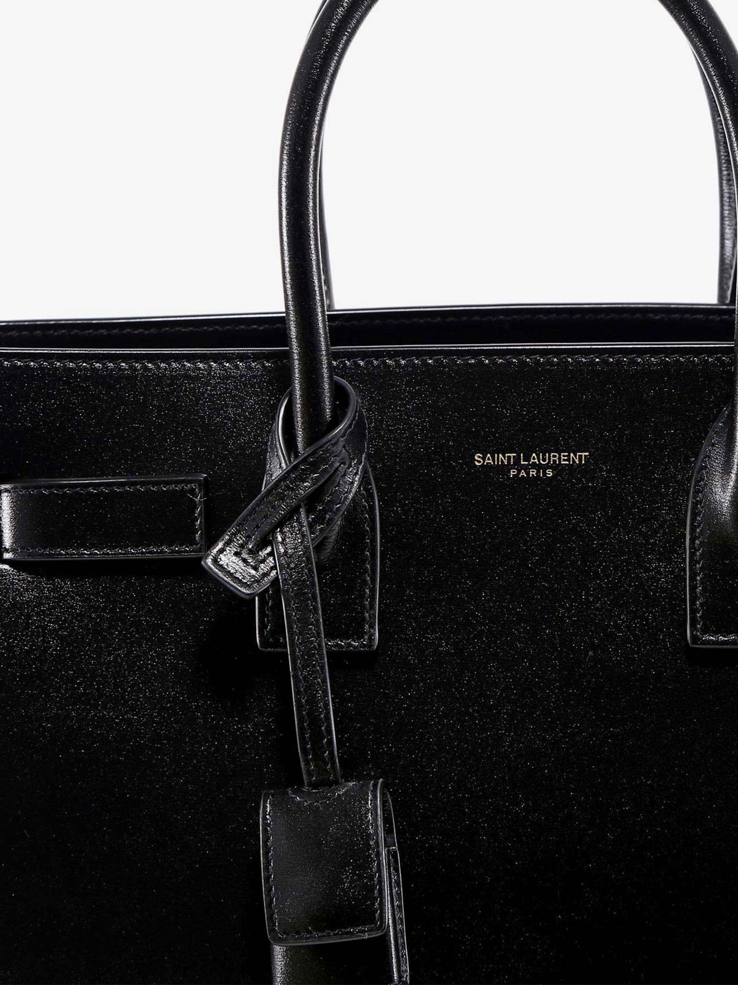 SAINT LAURENT Saint Laurent Women Baby Sac De Jour Leather Handbag With Padlock
