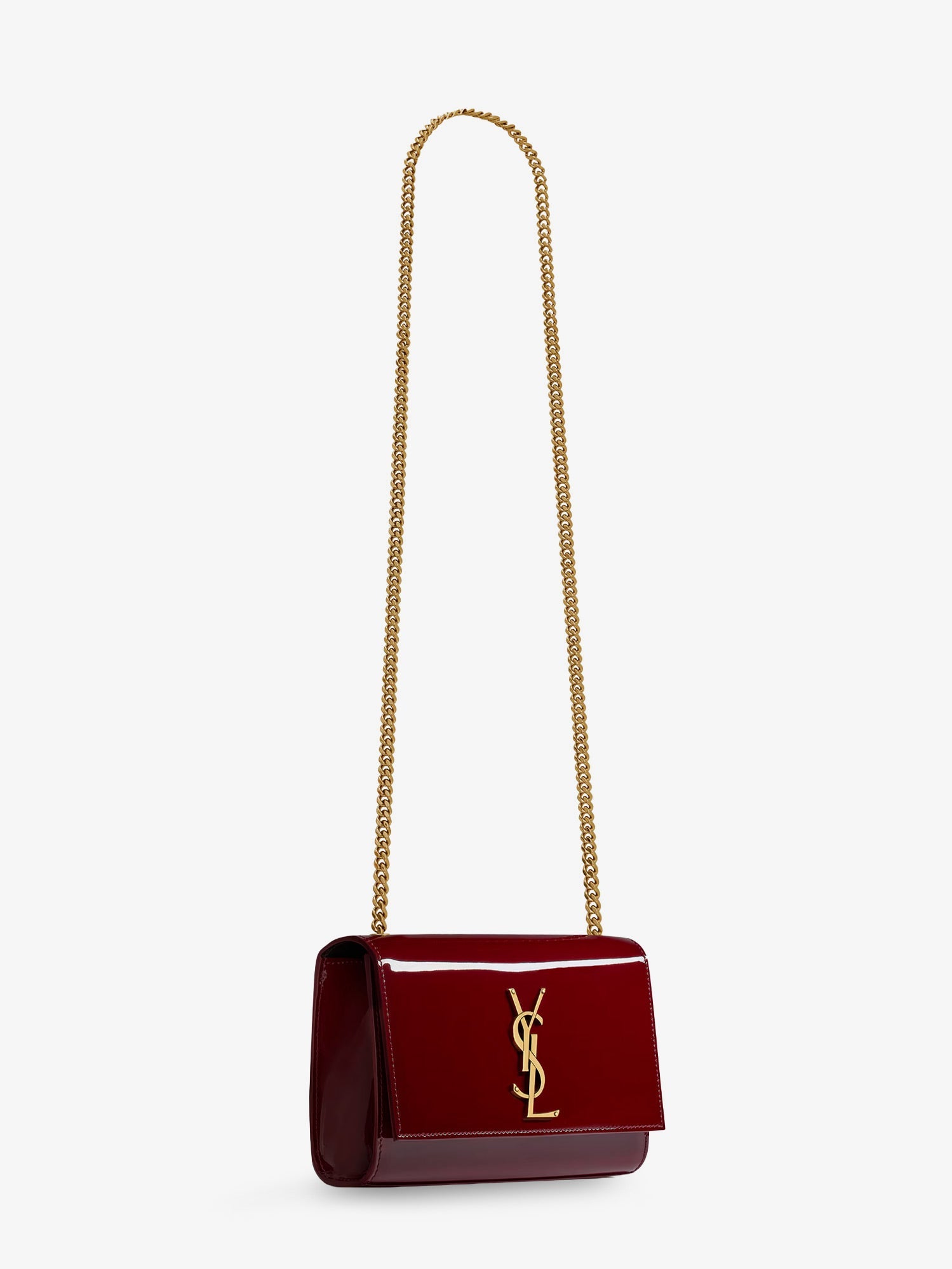 SAINT LAURENT Saint Laurent Women Kate Patent Leather Crossbody Bag