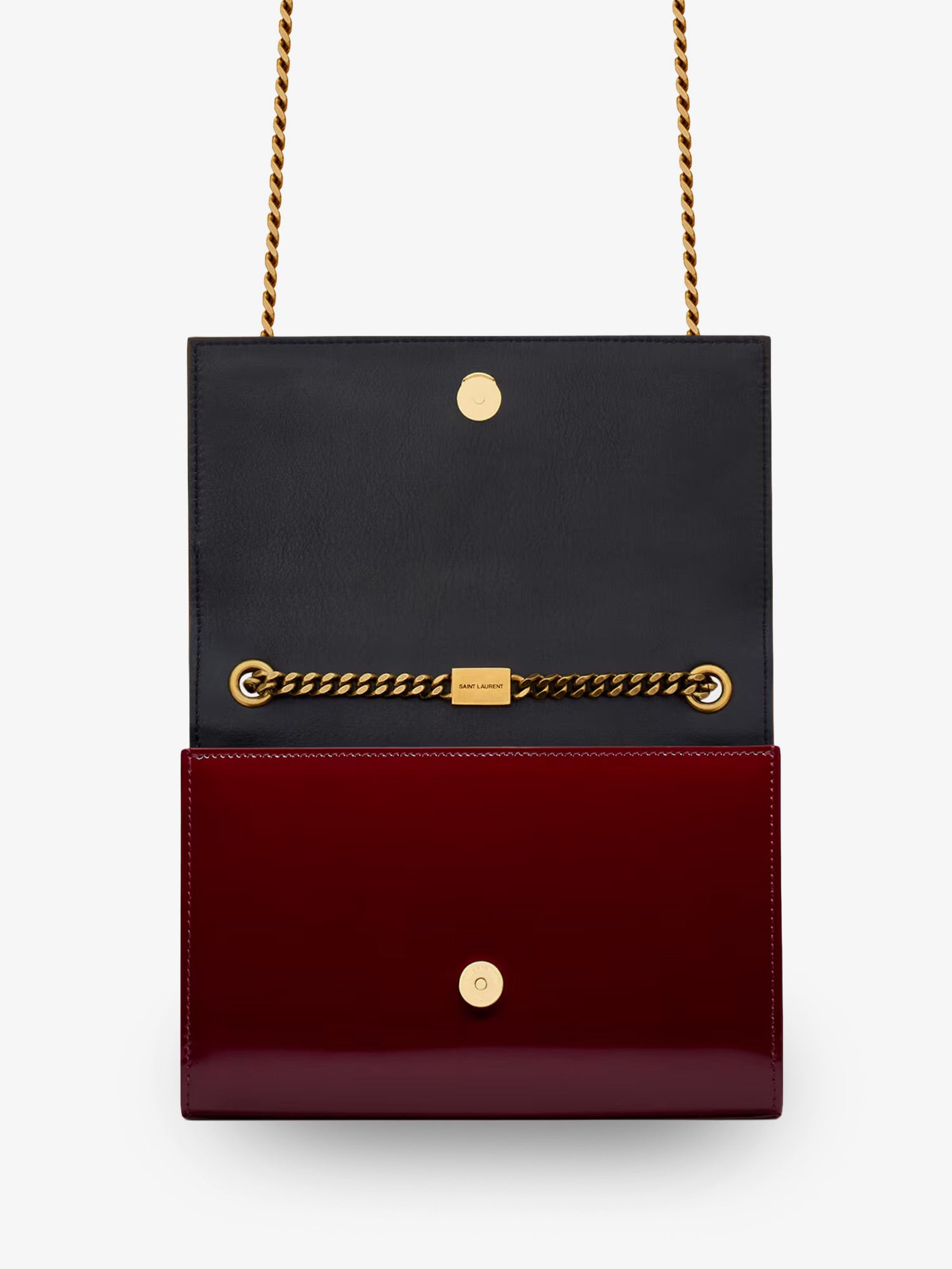 SAINT LAURENT Saint Laurent Women Kate Patent Leather Crossbody Bag