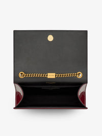 SAINT LAURENT Saint Laurent Women Kate Patent Leather Crossbody Bag