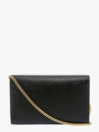 SAINT LAURENT Saint Laurent Women Leather Crossbody Bag With Metal Cassandre Logo