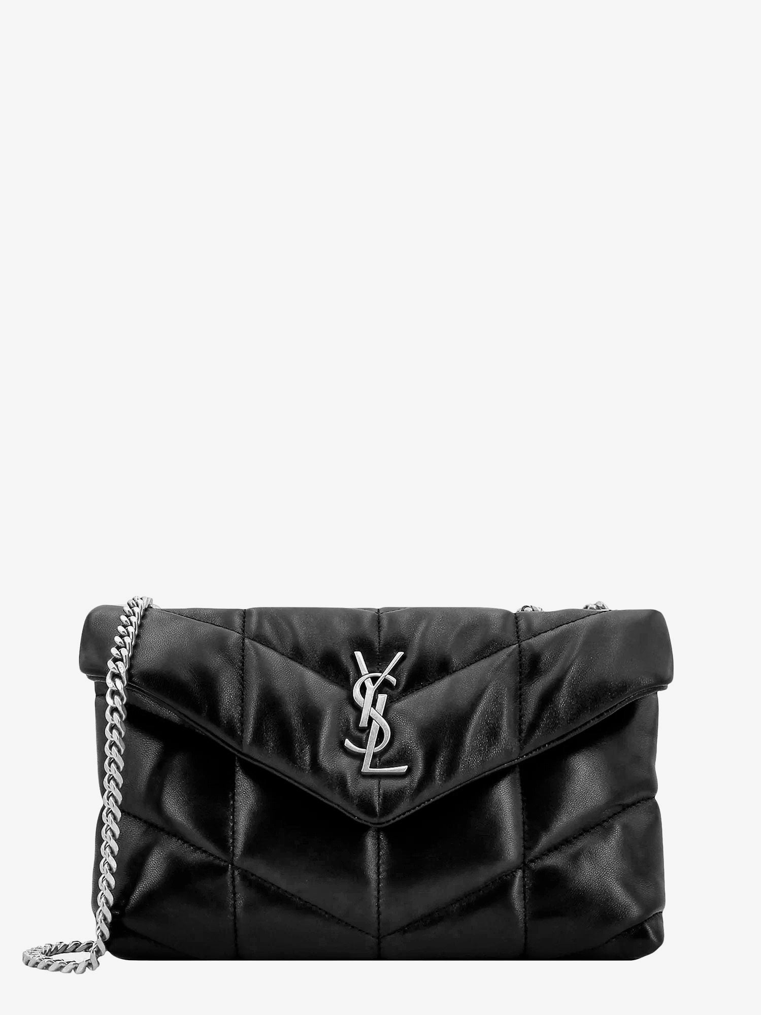 SAINT LAURENT Saint Laurent Women Loulou Puffer Toy Matelasse Leather Crossbody Bag