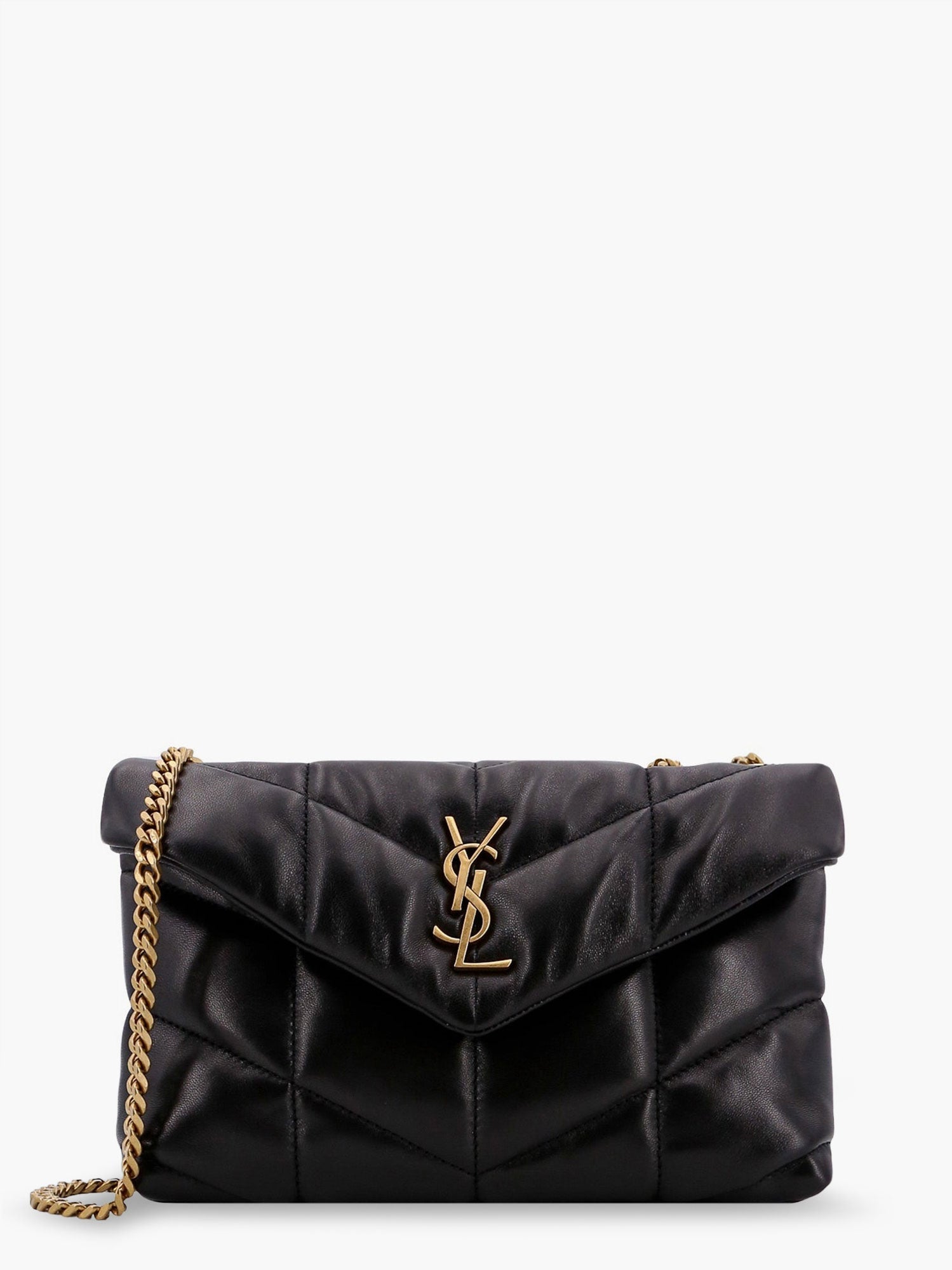 SAINT LAURENT Saint Laurent Women Loulou Puffer Toy Matelasse Leather Crossbody Bag
