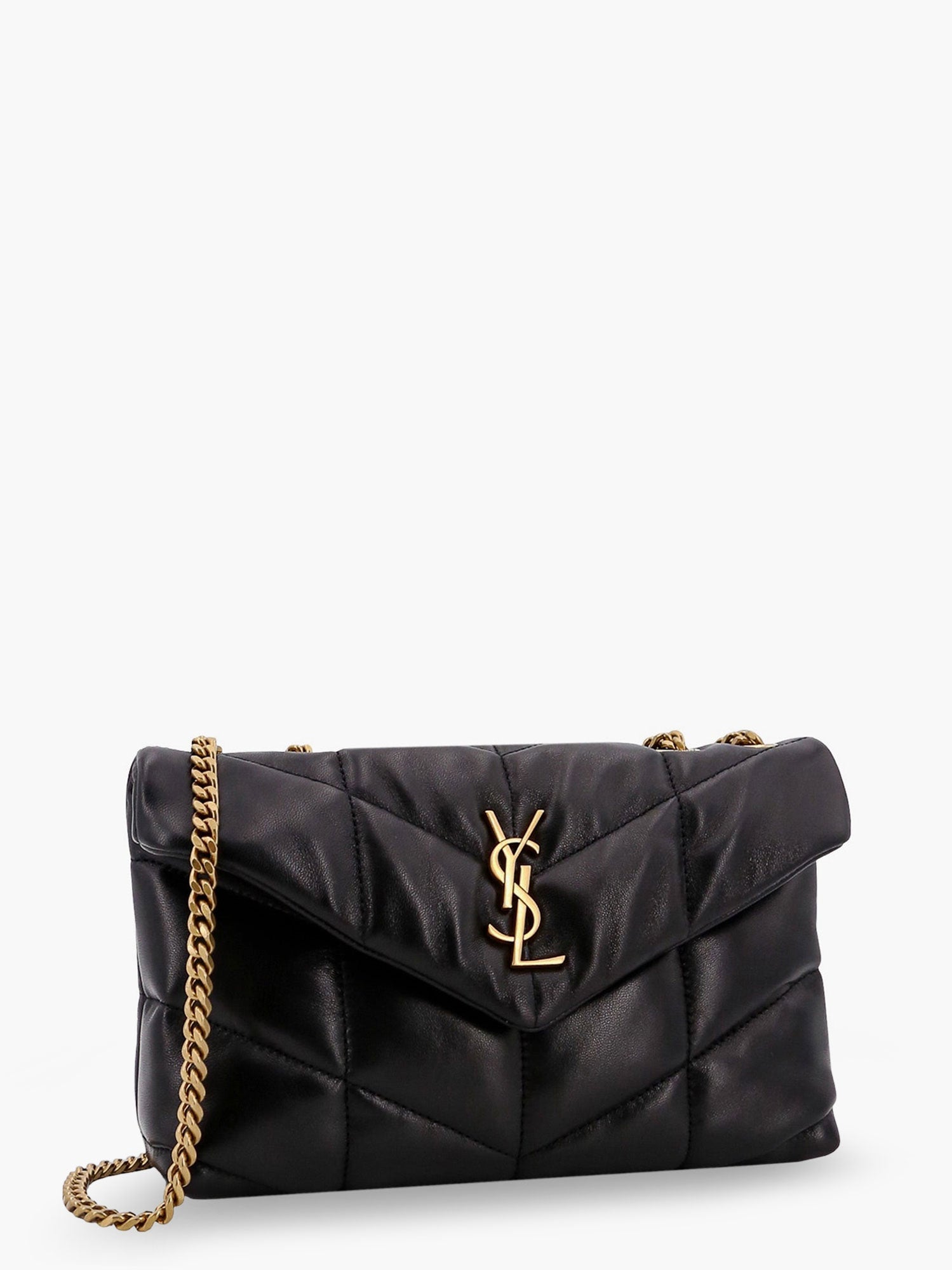 SAINT LAURENT Saint Laurent Women Loulou Puffer Toy Matelasse Leather Crossbody Bag