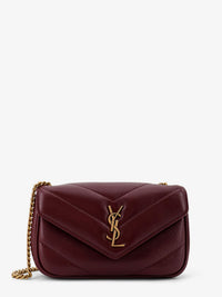 SAINT LAURENT Saint Laurent Women Loulou Mini Crossbody Bag With Chevron Stitching
