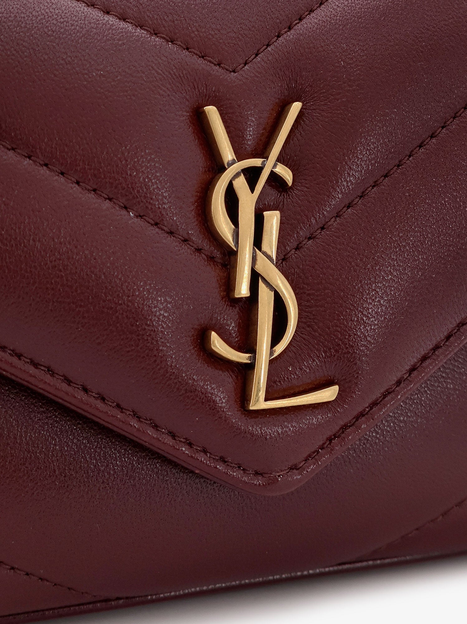 SAINT LAURENT Saint Laurent Women Loulou Mini Crossbody Bag With Chevron Stitching