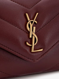 SAINT LAURENT Saint Laurent Women Loulou Mini Crossbody Bag With Chevron Stitching