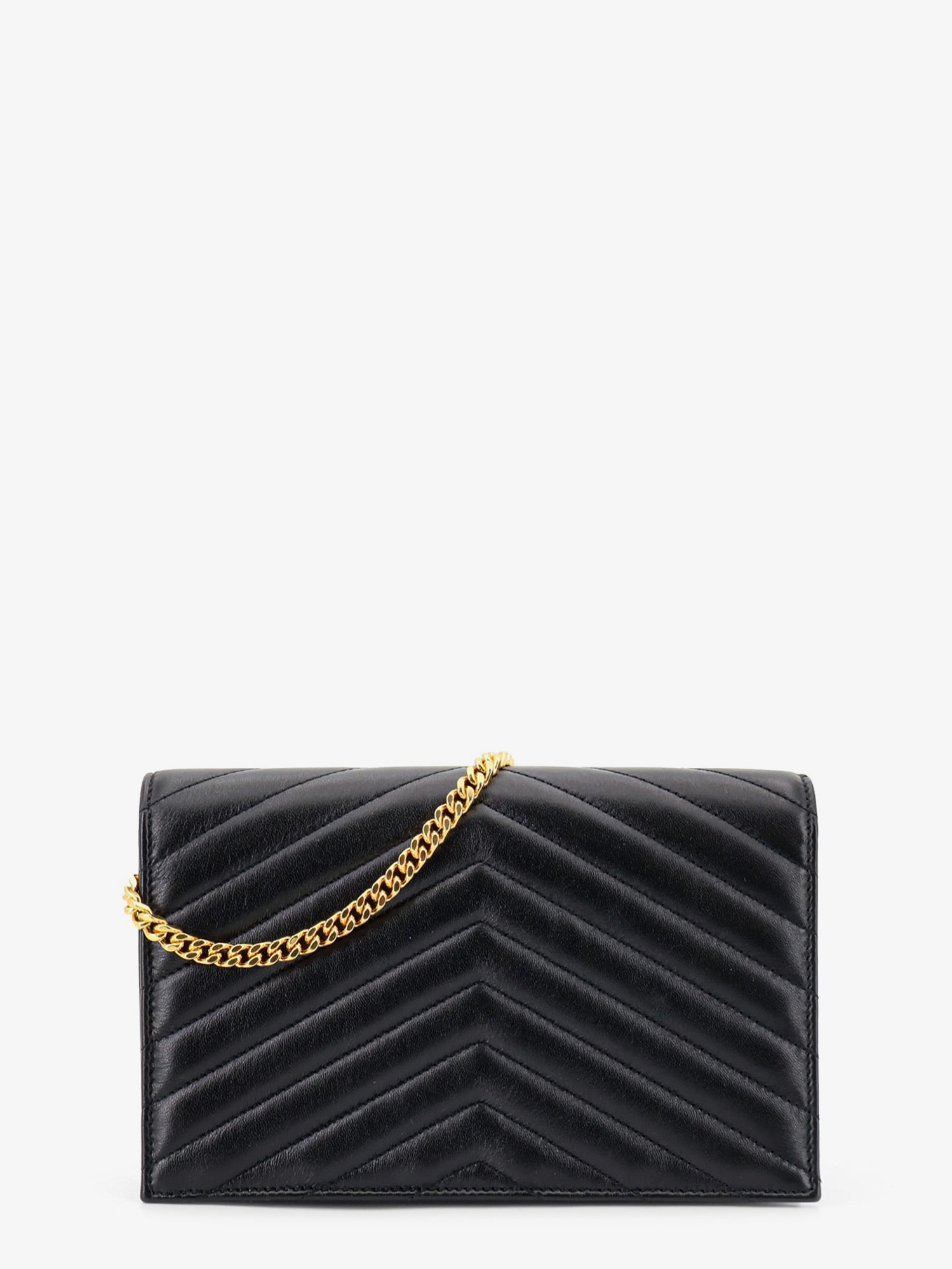 SAINT LAURENT Saint Laurent Women Leather Crossbody Bag With Metal Cassandre Logo