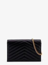SAINT LAURENT Saint Laurent Women Cassandre Envelope Clutch Crossbody  Bag With Chain