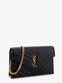 SAINT LAURENT Saint Laurent Women Cassandre Envelope Clutch Crossbody  Bag With Chain