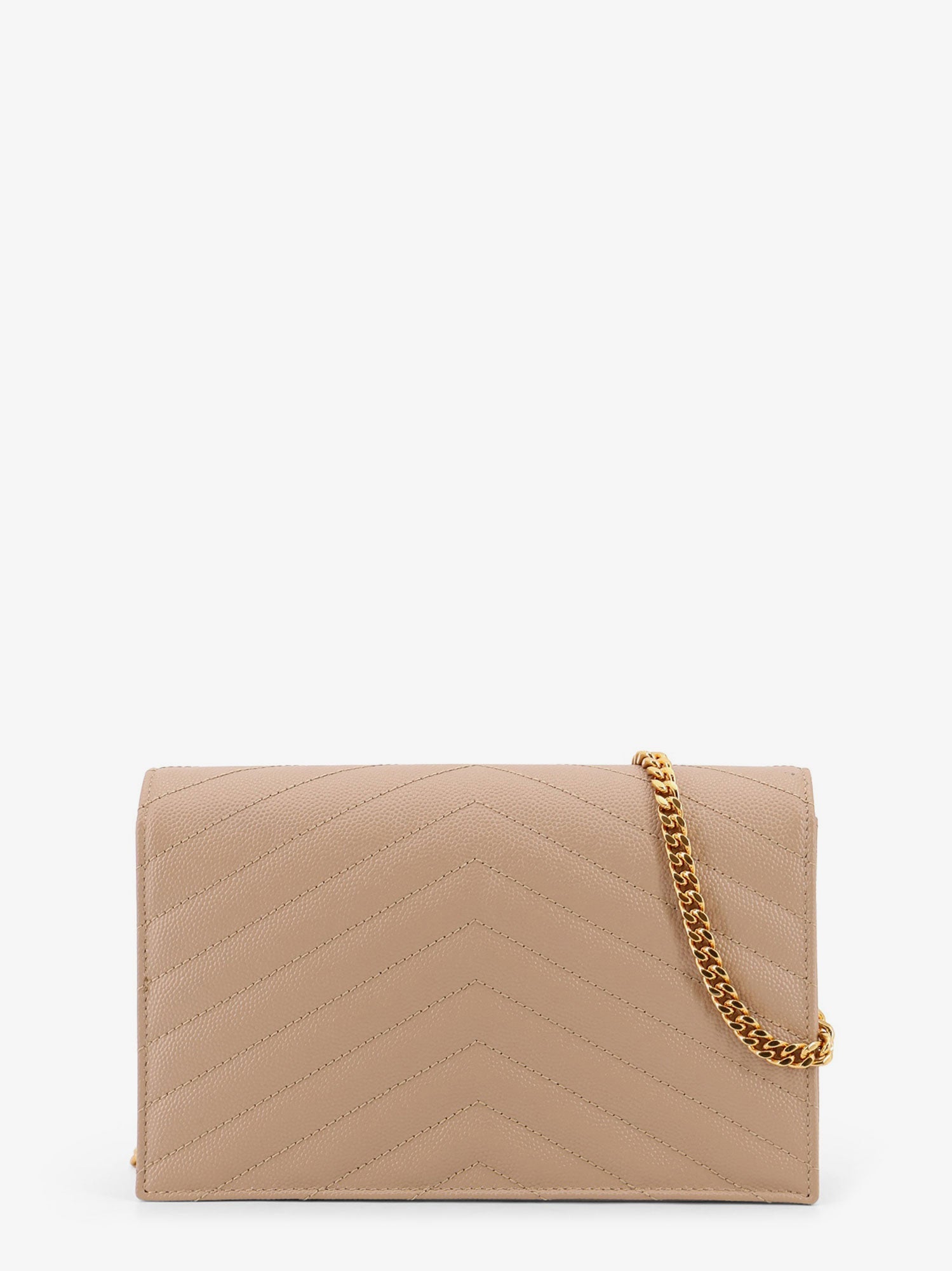 SAINT LAURENT Saint Laurent Women Leather Shoulder Bag With Metal Cassandre Logo