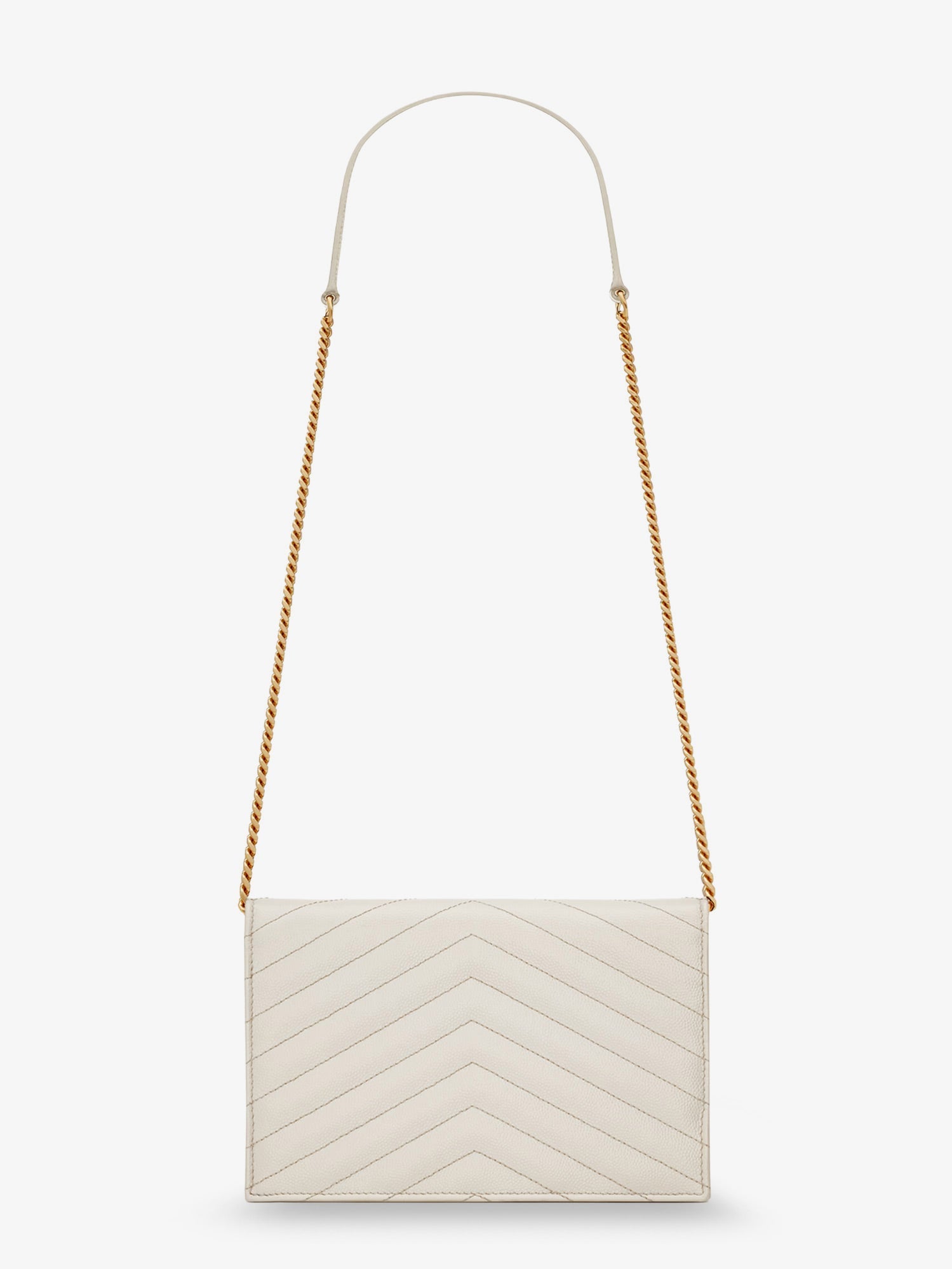 SAINT LAURENT Saint Laurent Women Envelope Leather Crossbody Bag