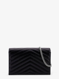SAINT LAURENT Saint Laurent Women Envelope Leather Wallet Crossbody Bag