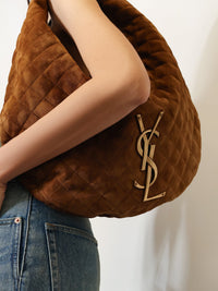 SAINT LAURENT Saint Laurent Women Icare Hobo Suede Handbag