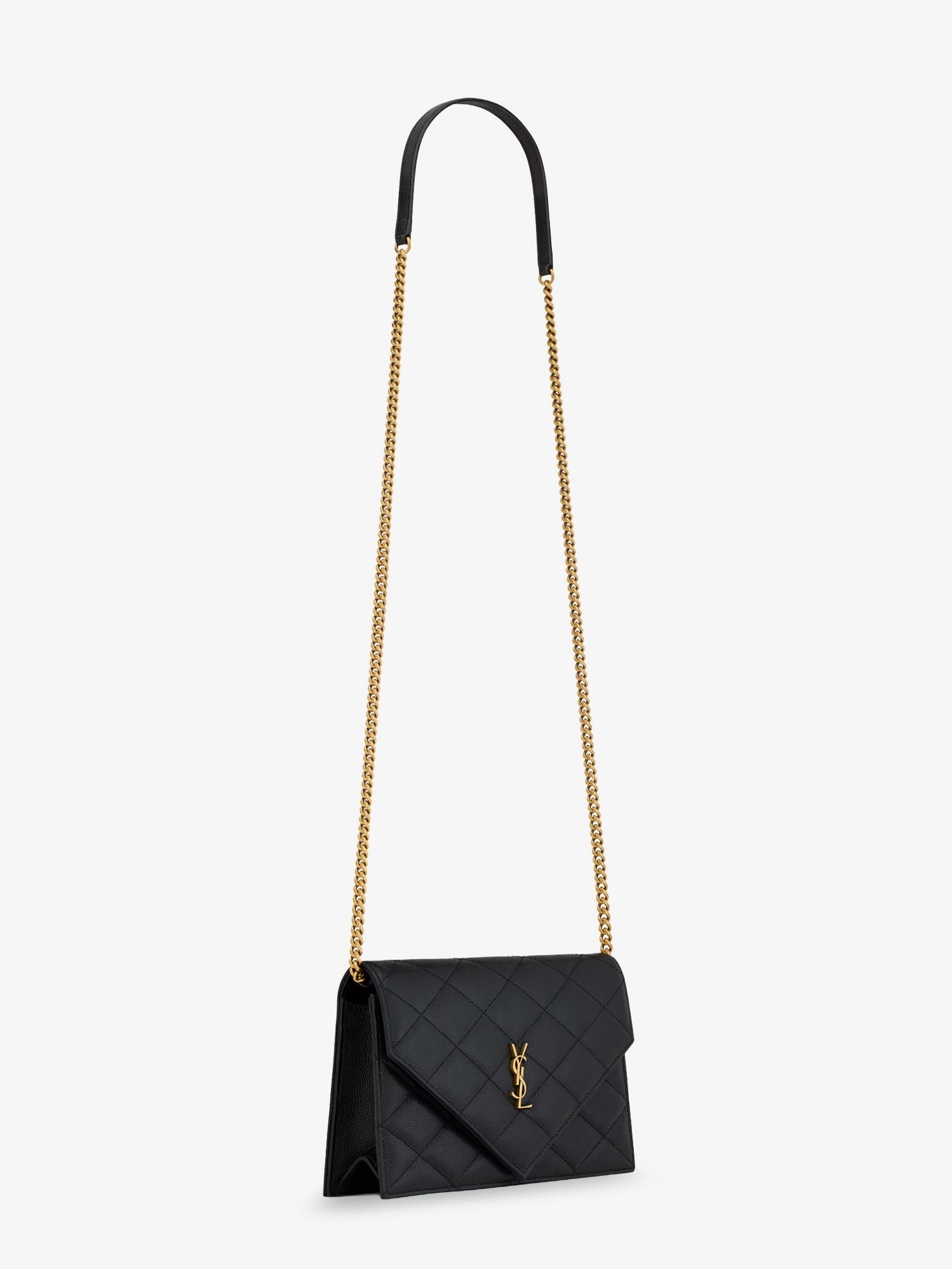 SAINT LAURENT Saint Laurent Women Paris Leather Crossbody Bag With Metal Cassandre Logo