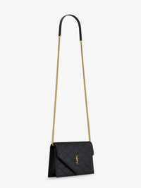SAINT LAURENT Saint Laurent Women Paris Leather Crossbody Bag With Metal Cassandre Logo