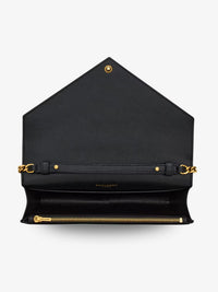 SAINT LAURENT Saint Laurent Women Paris Leather Crossbody Bag With Metal Cassandre Logo