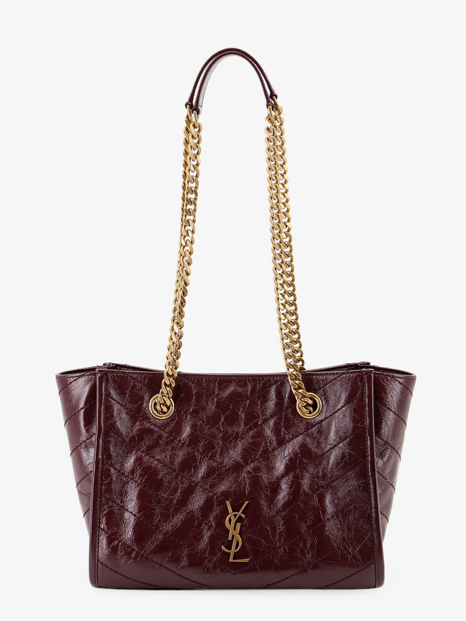 SAINT LAURENT Saint Laurent Women Niki Vintage-Effect Leather Shopping Bag
