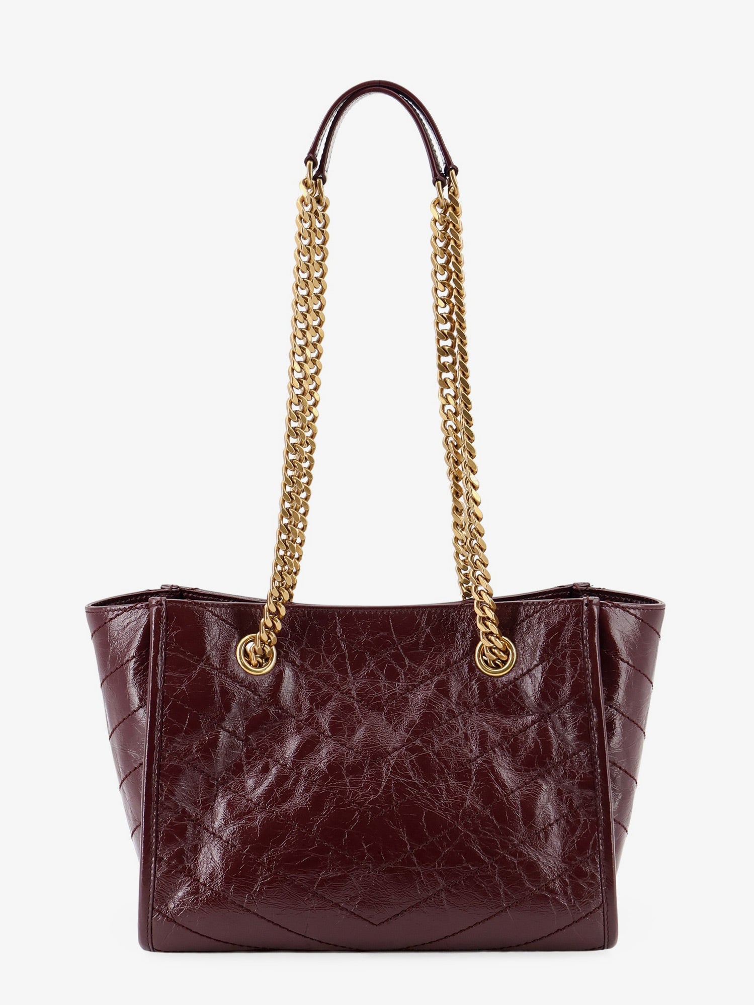SAINT LAURENT Saint Laurent Women Niki Vintage-Effect Leather Shopping Bag