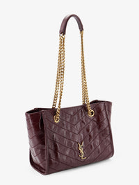 SAINT LAURENT Saint Laurent Women Niki Vintage-Effect Leather Shopping Bag