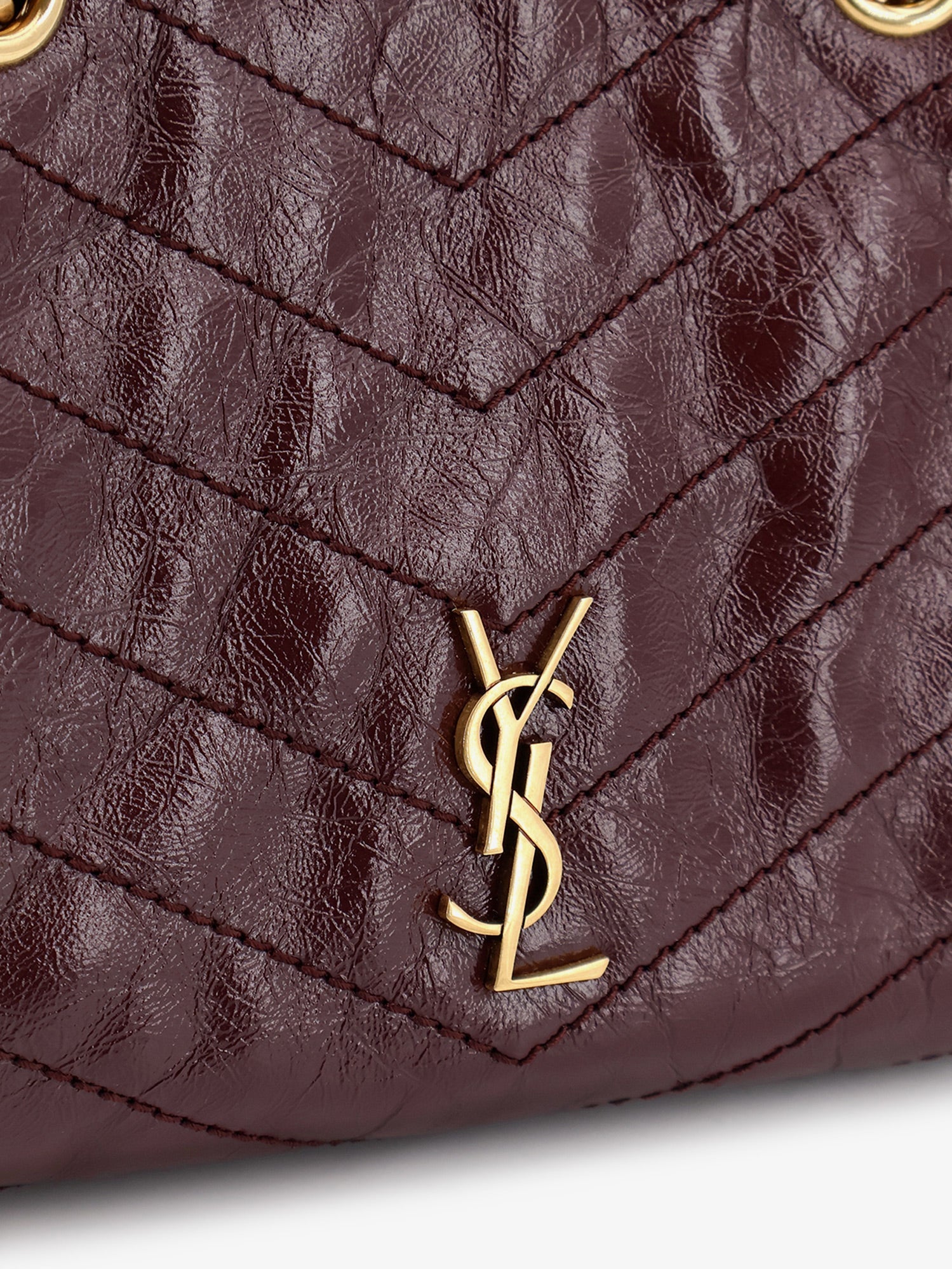 SAINT LAURENT Saint Laurent Women Niki Vintage-Effect Leather Shopping Bag