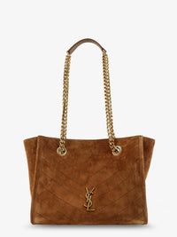 Saint Laurent Women Niki Suede Shopping Bag